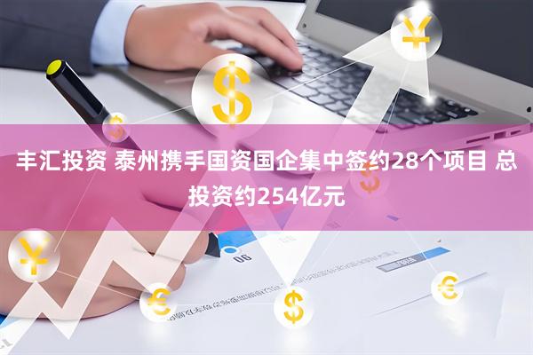 丰汇投资 泰州携手国资国企集中签约28个项目 总投资约254亿元