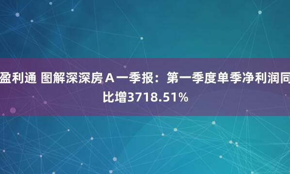 盈利通 图解深深房Ａ一季报：第一季度单季净利润同比增3718.51%
