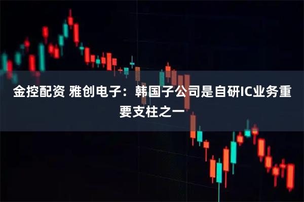 金控配资 雅创电子：韩国子公司是自研IC业务重要支柱之一